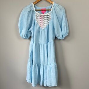 Lilly Pulitzer Charlet Linen Dress. Size 4.